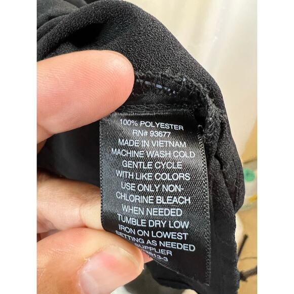 Worthington Women's Black Blouse Size Large - Picture 3 of 4